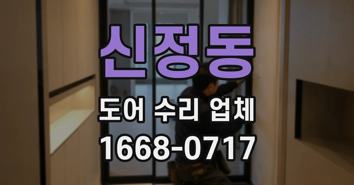 신정동 도어 수리 업체