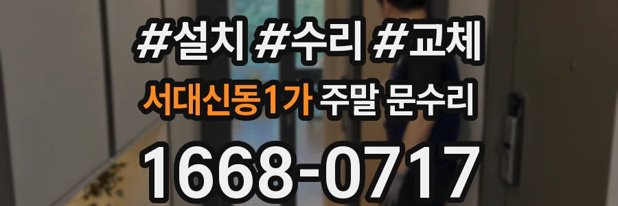 서대신동1가 주말 문수리