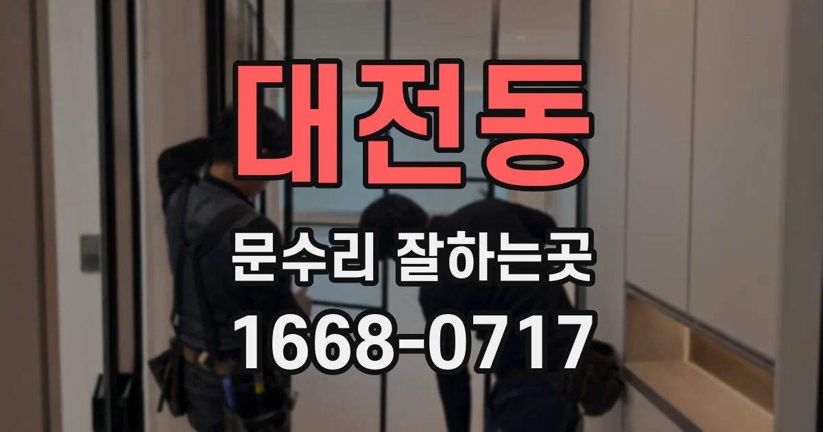 대전동 문수리 잘하는곳