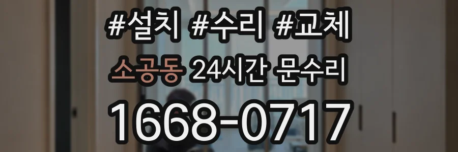 소공동 24시간 문수리