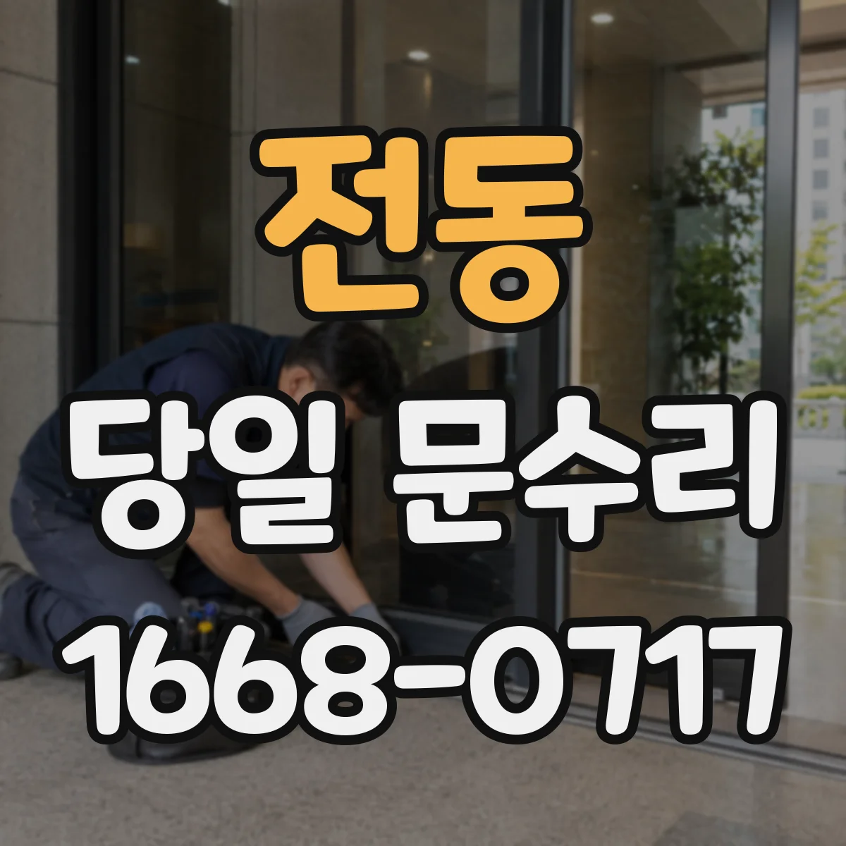 전동 당일 문수리