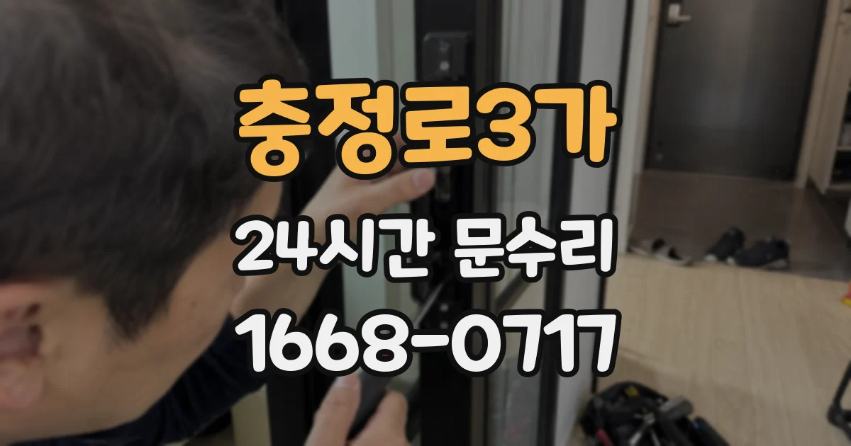 충정로3가 24시간 문수리