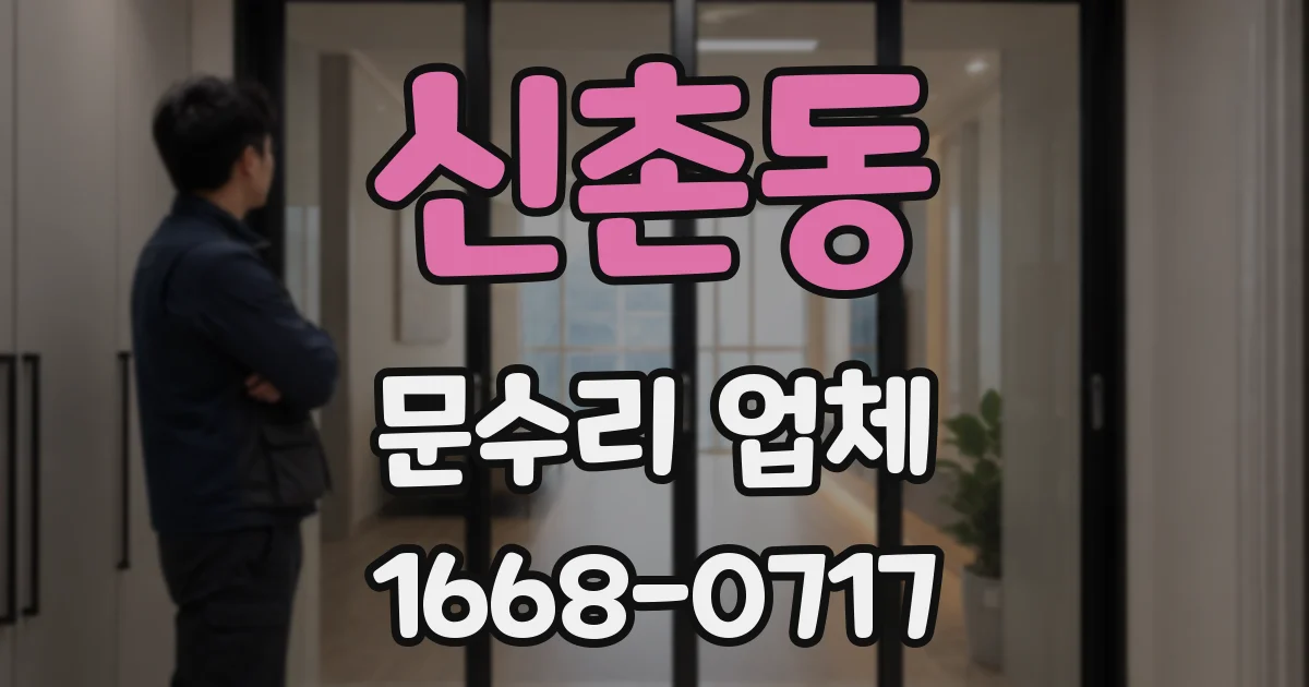 신촌동 문수리 업체