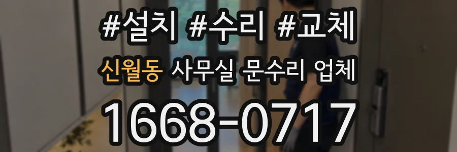 신월동 사무실 문수리 업체