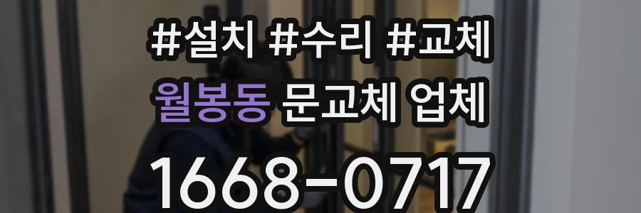 월봉동 문교체 업체