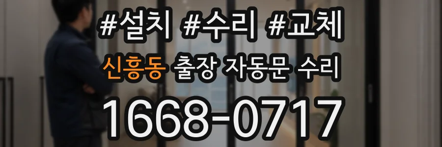신흥동 출장 자동문 수리