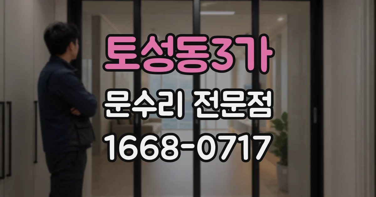 토성동3가 문수리 전문점