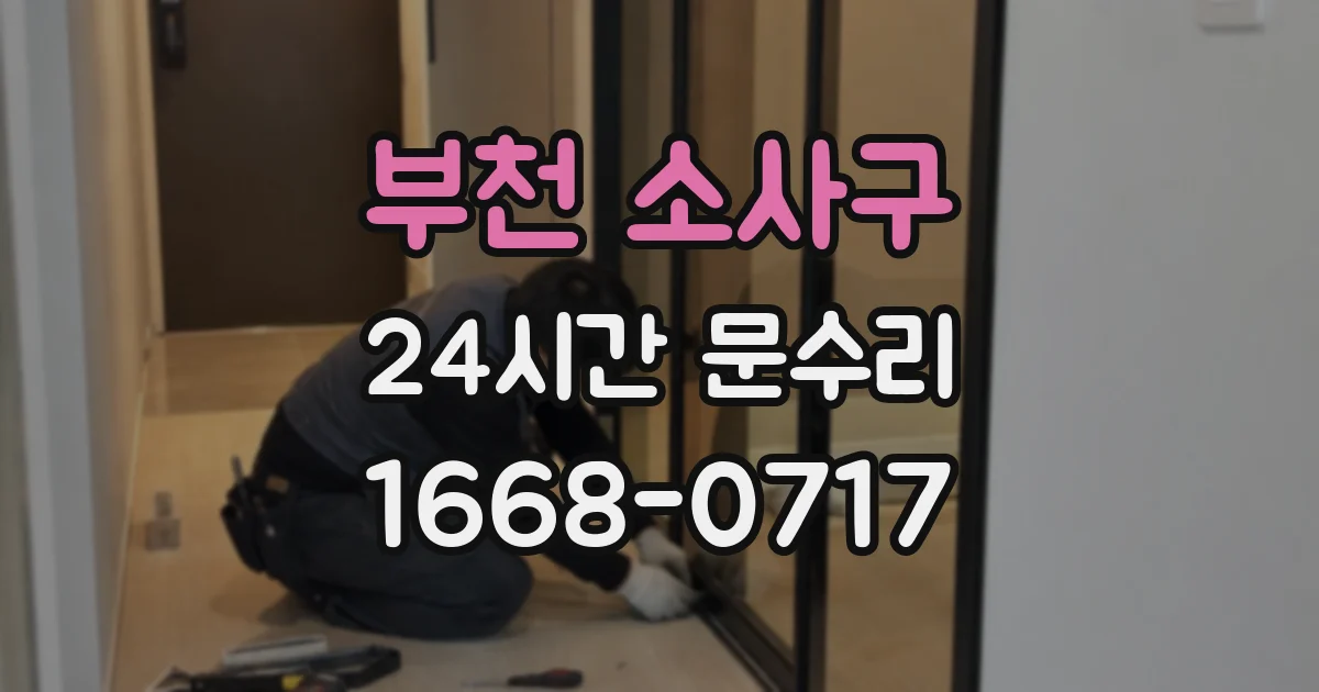 부천 소사구 24시간 문수리