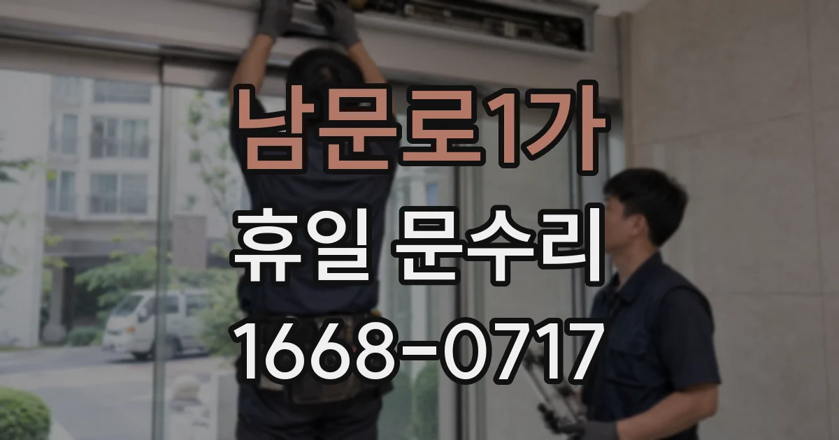남문로1가 휴일 문수리