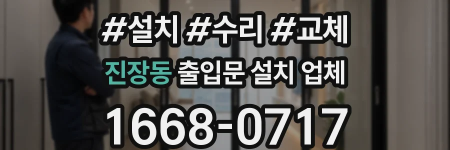 진장동 출입문 설치 업체