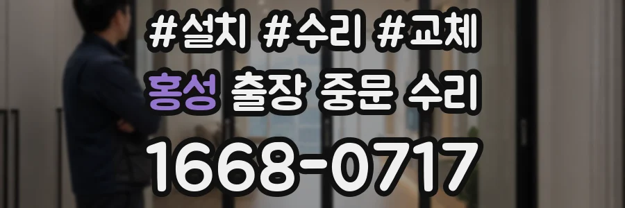 홍성 출장 중문 수리
