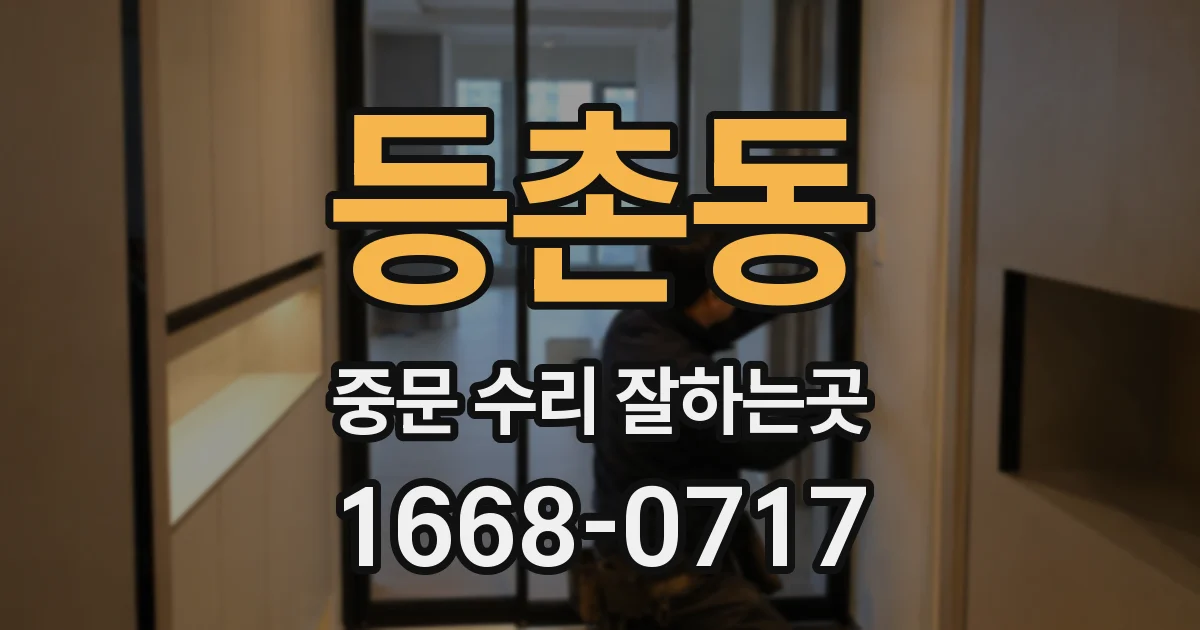 등촌동 중문 수리 잘하는곳