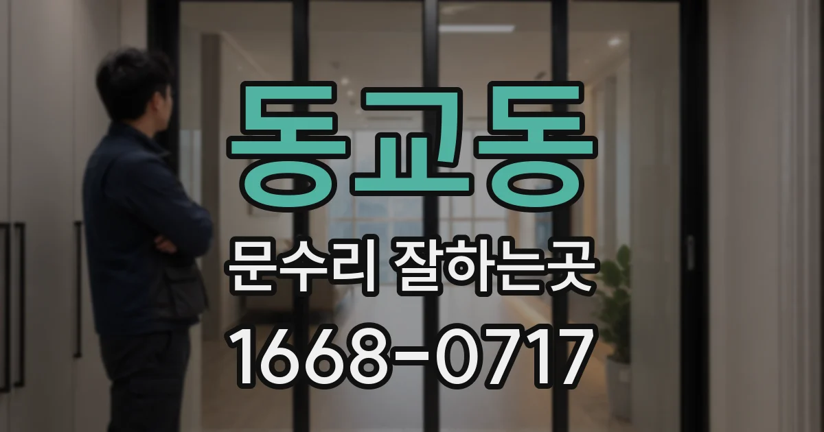 동교동 문수리 잘하는곳