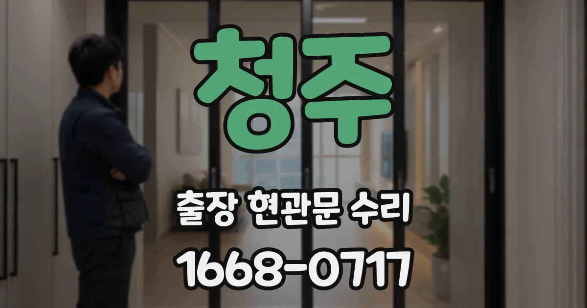 청주 출장 현관문 수리