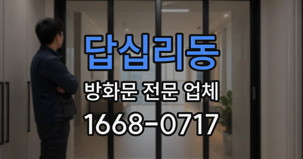 답십리동 방화문 전문 업체
