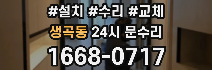 생곡동 24시 문수리