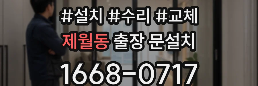 제월동 출장 문설치