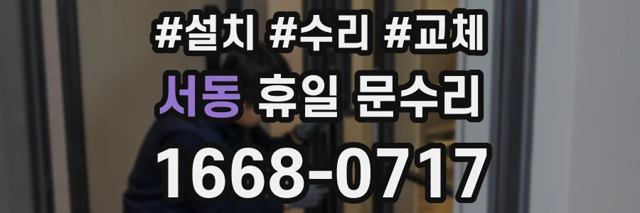 서동 휴일 문수리
