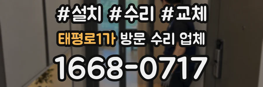 태평로1가 방문 수리 업체