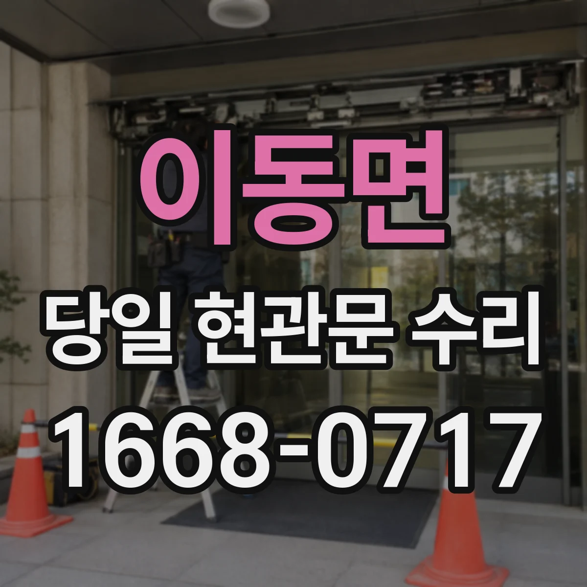 이동면 당일 현관문 수리