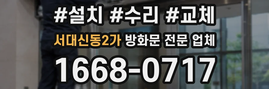 서대신동2가 방화문 전문 업체