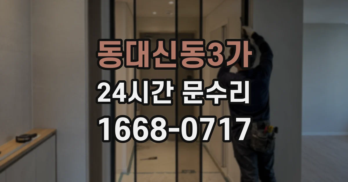 동대신동3가 24시간 문수리