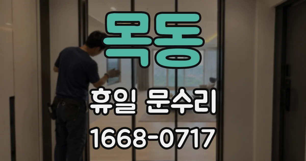 목동 휴일 문수리