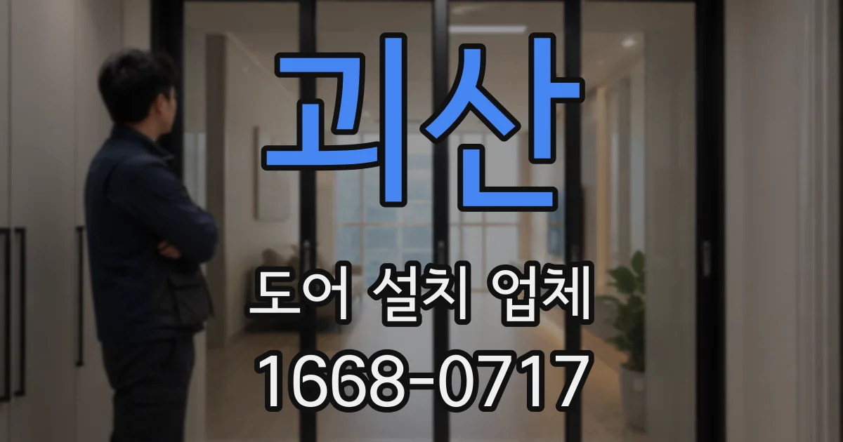 괴산 도어 설치 업체