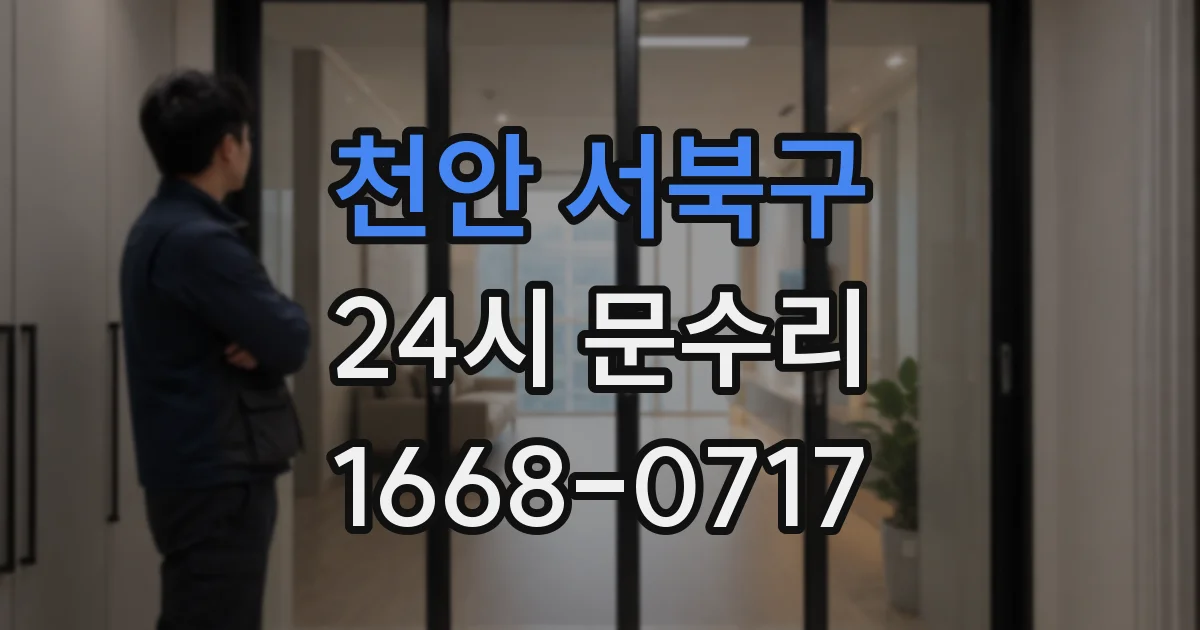 천안 서북구 24시 문수리