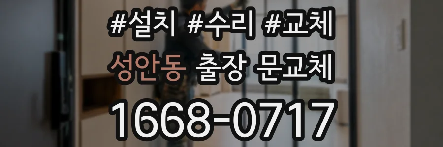성안동 출장 문교체