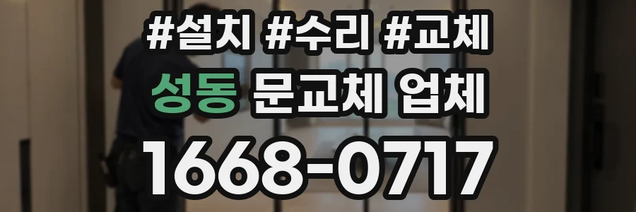 성동 문교체 업체