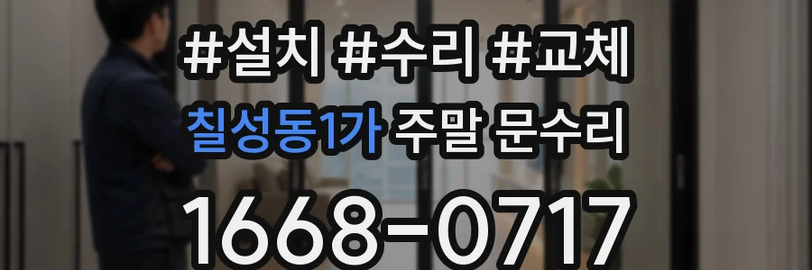 칠성동1가 주말 문수리