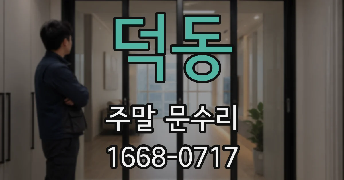 덕동 주말 문수리