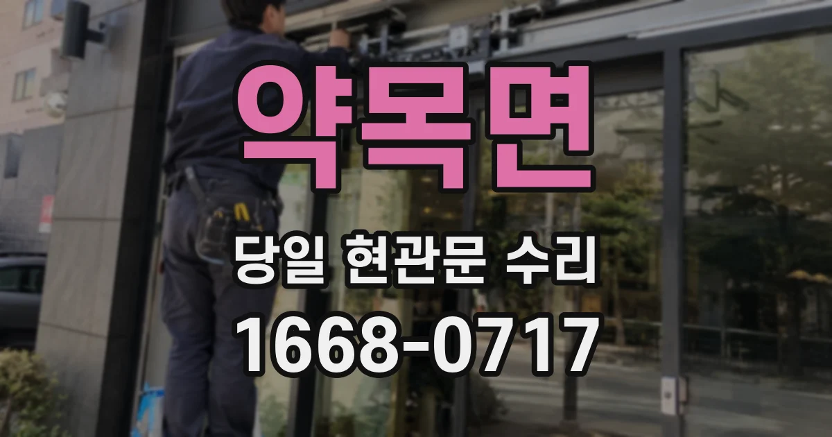 약목면 당일 현관문 수리