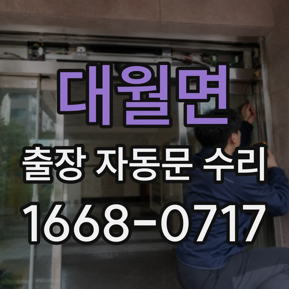 대월면 출장 자동문 수리