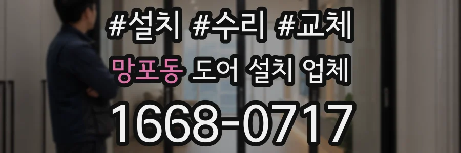 망포동 도어 설치 업체