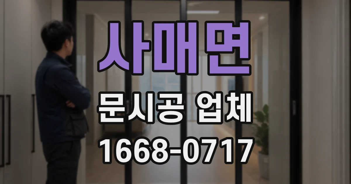 사매면 문시공 업체