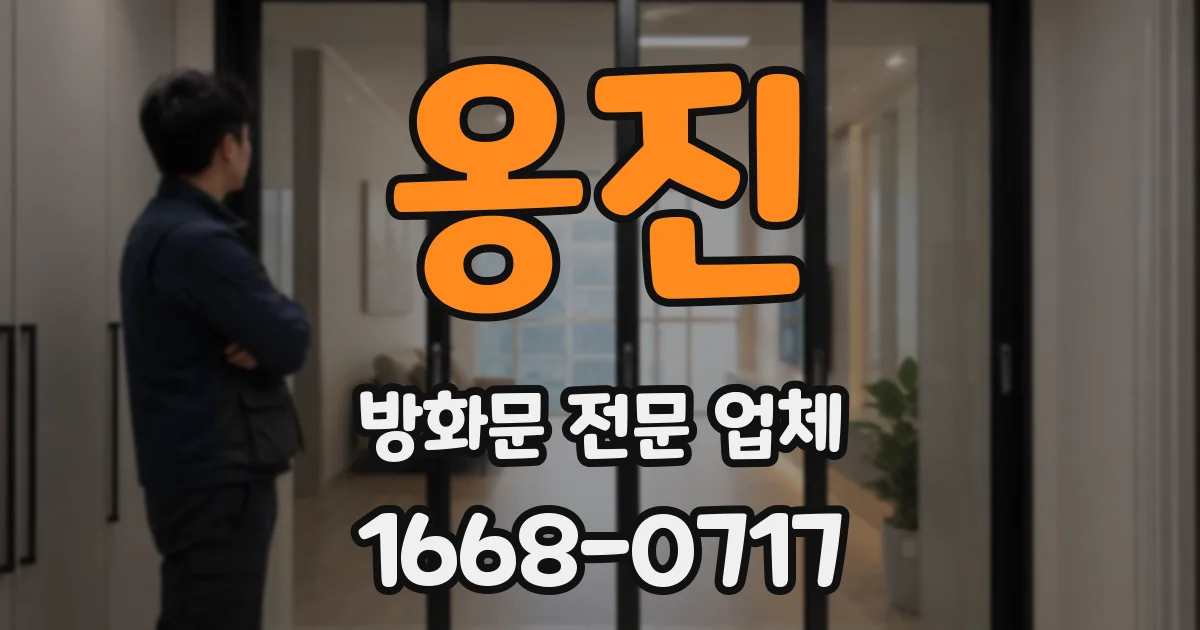 옹진 방화문 전문 업체