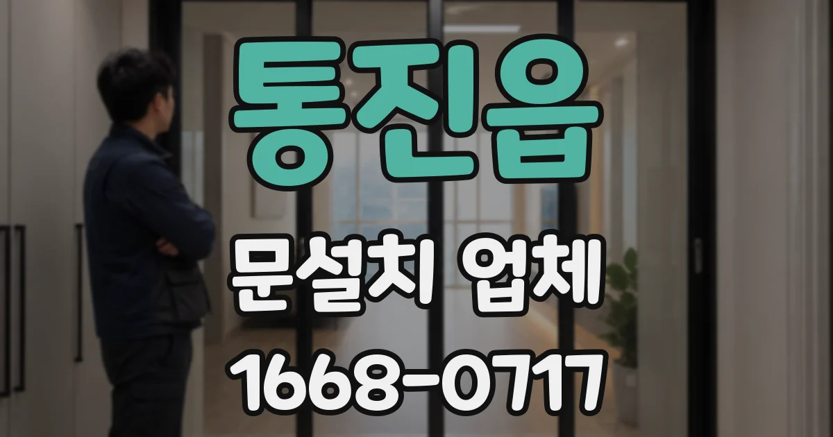 통진읍 문설치 업체
