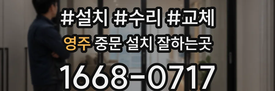영주 중문 설치 잘하는곳