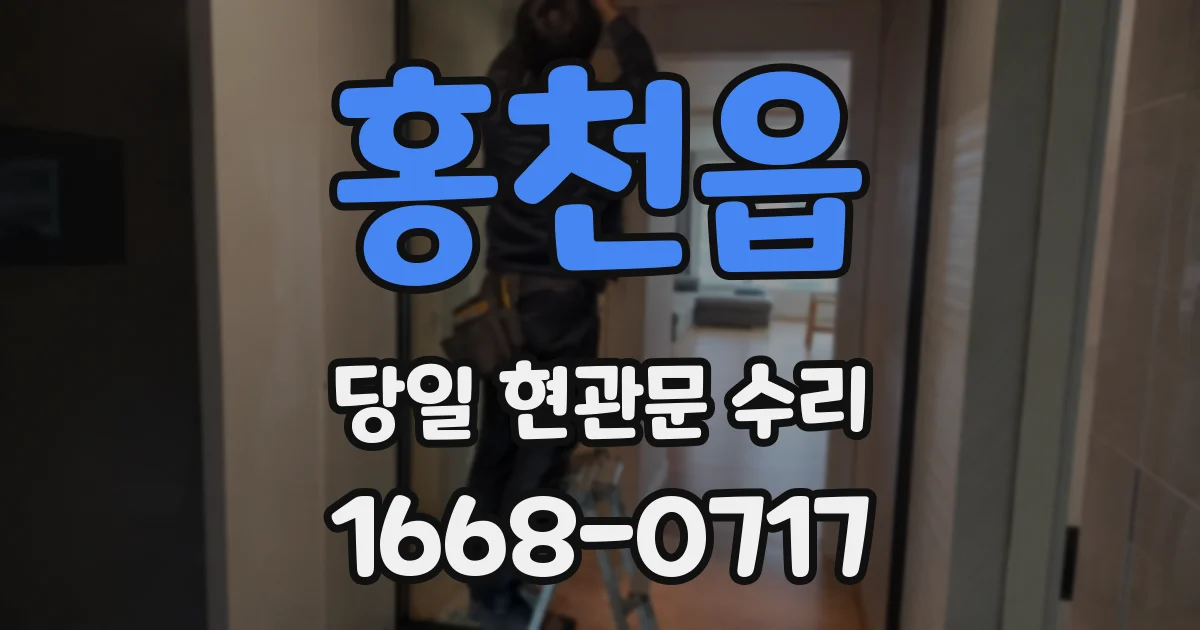 홍천읍 당일 현관문 수리