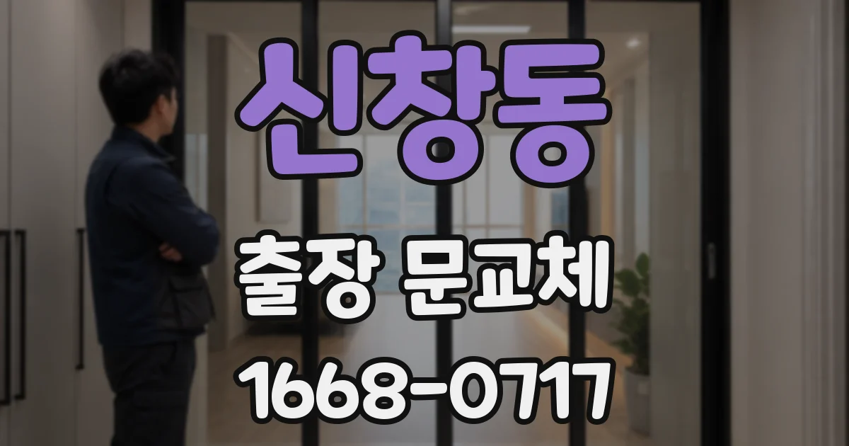신창동 출장 문교체