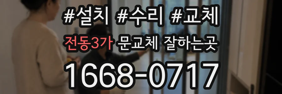 전동3가 문교체 잘하는곳