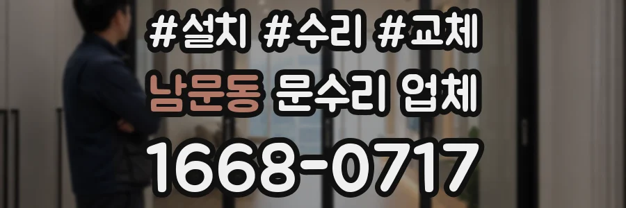 남문동 문수리 업체