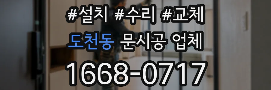 도천동 문시공 업체