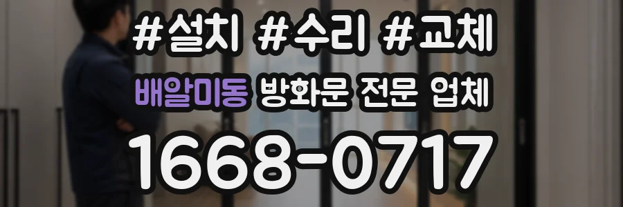 배알미동 방화문 전문 업체