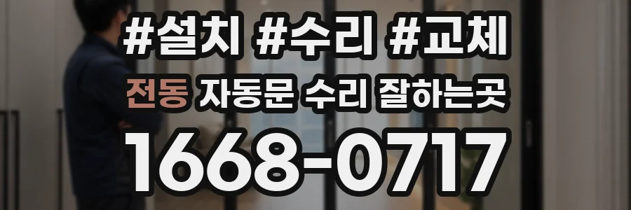 전동 자동문 수리 잘하는곳