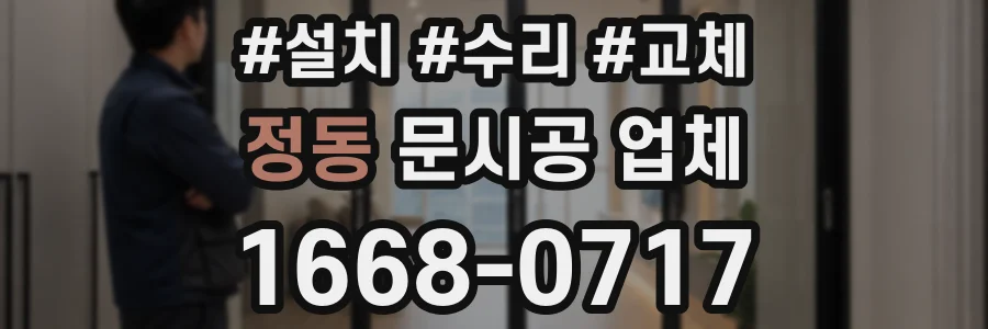 정동 문시공 업체