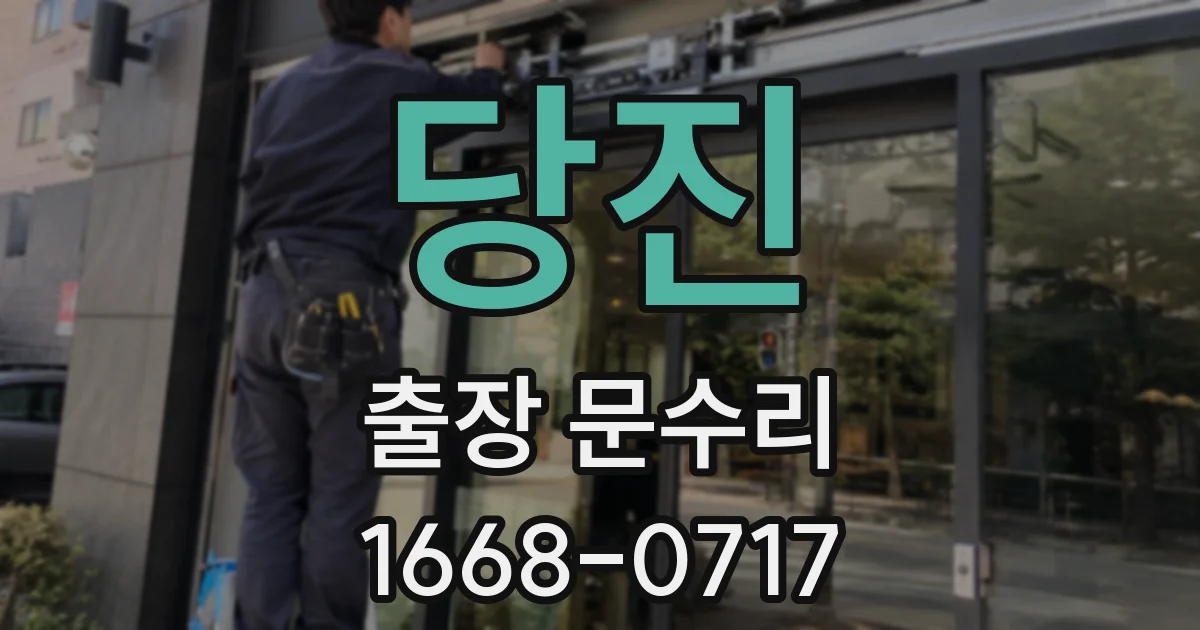 당진 출장 문수리