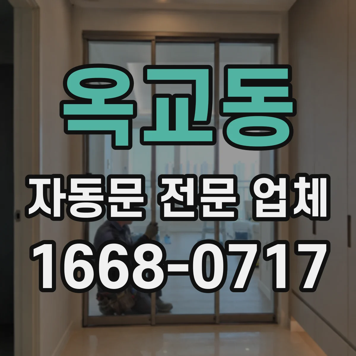 옥교동 자동문 전문 업체